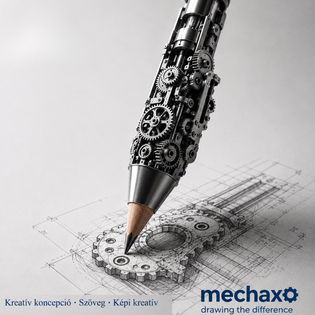 Mechax — kreatív koncepció, szöveg és képi kreatív
